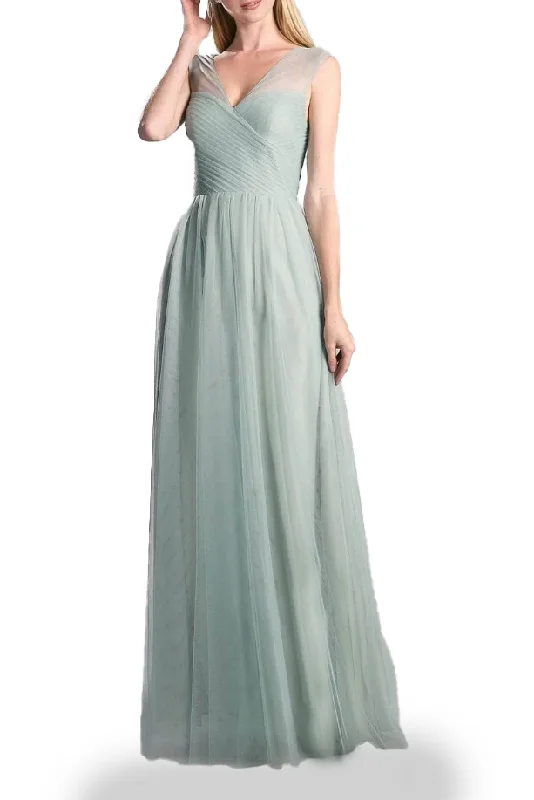 Crazy Deals 14 - la divine sage pleated bodice tulle gown