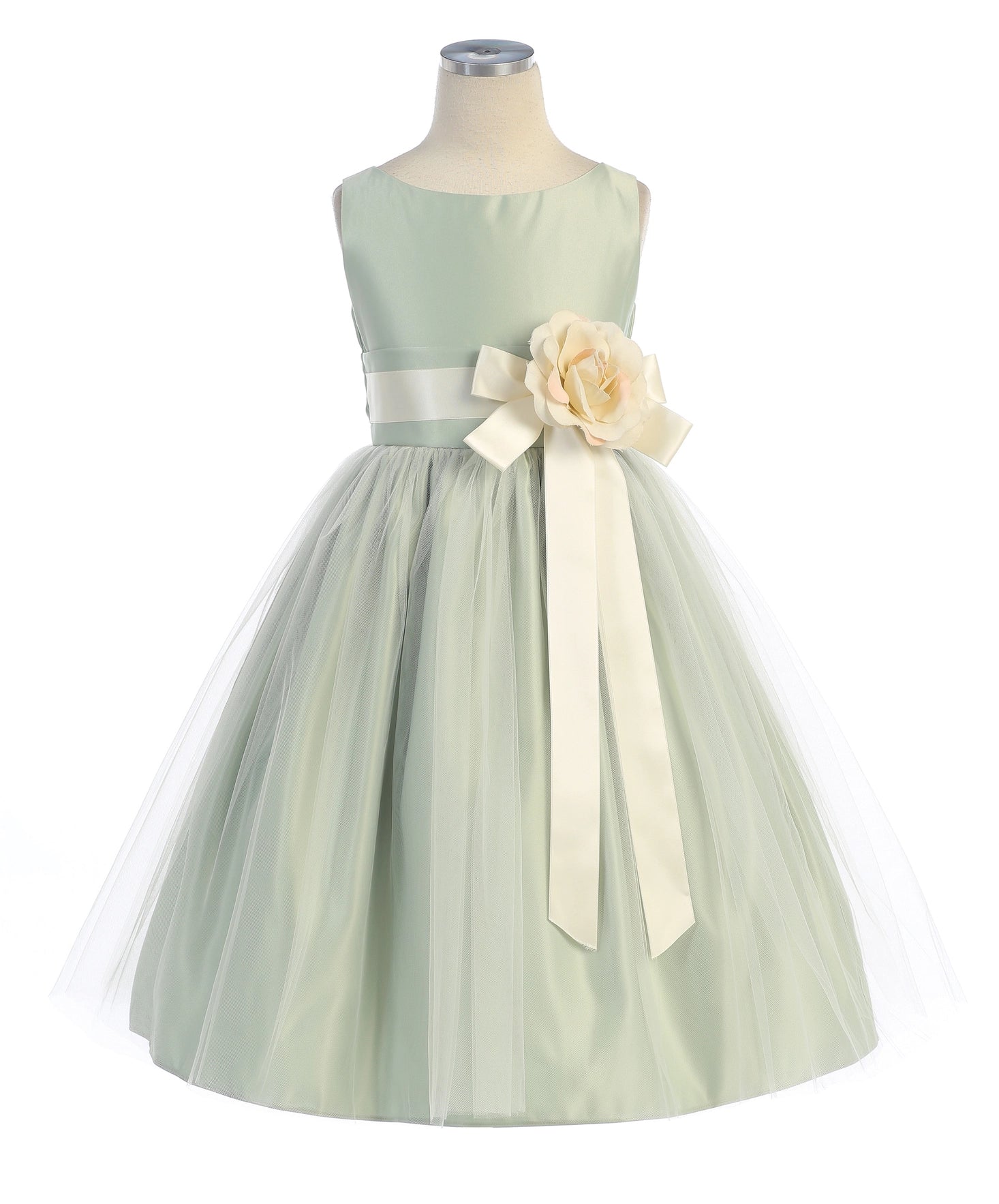 Price Rollback Mint Flower Girl Dress