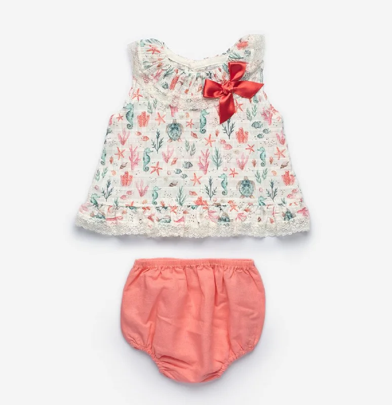 Midnight Sale Coral Sea Creature Bloomer Set