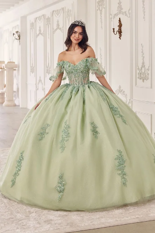 Now or Never Cinderella Divine 15725 Long Quinceanera Ball Gown