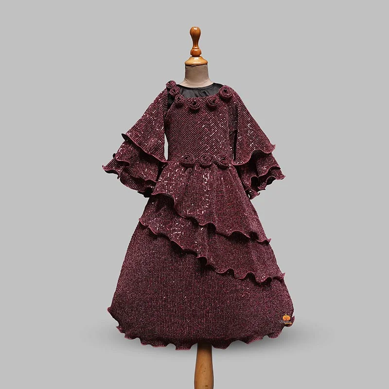 Best Seller Rust Gown for Kids Girls