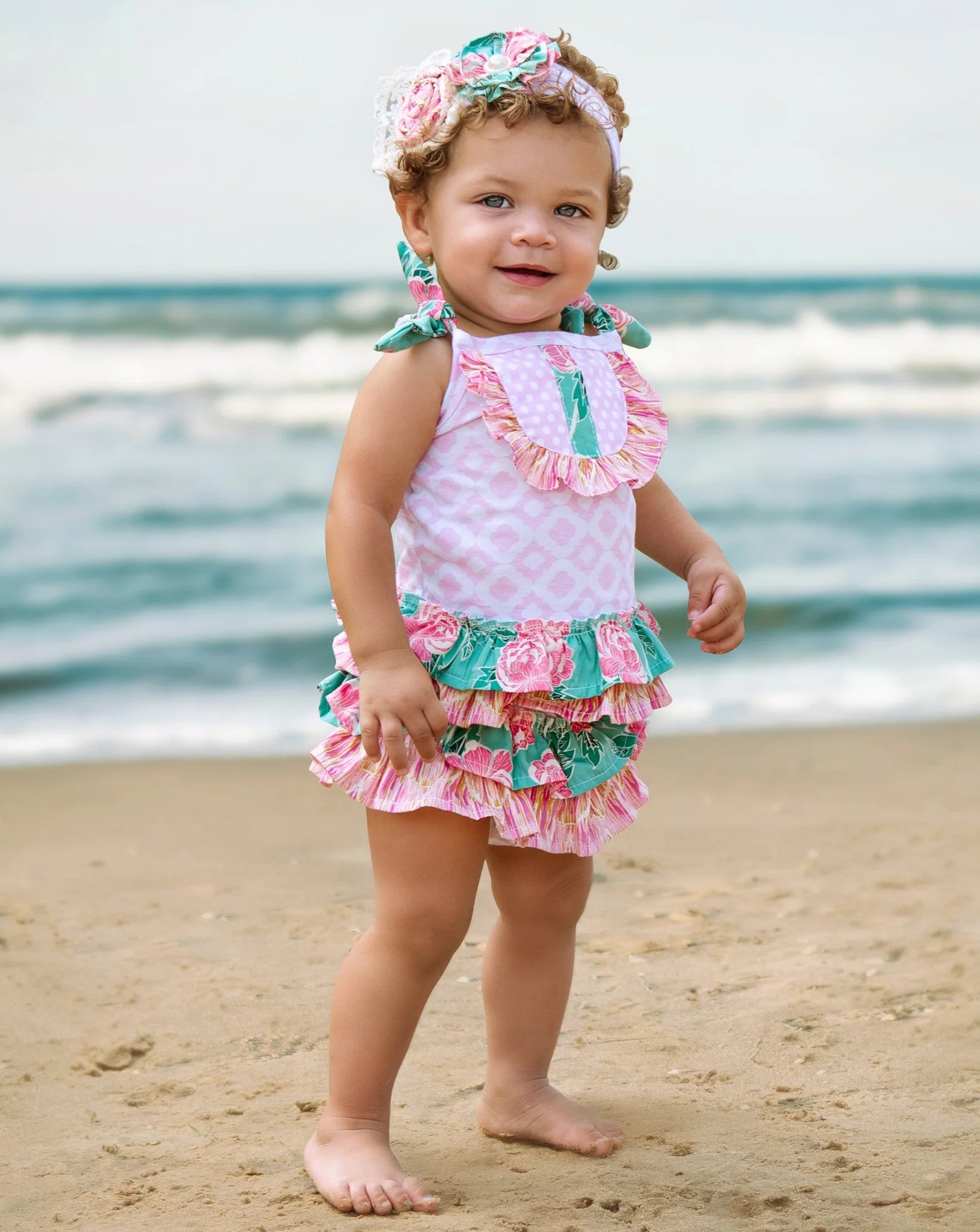 Don't Wait Lily's Lawn Diaper Set