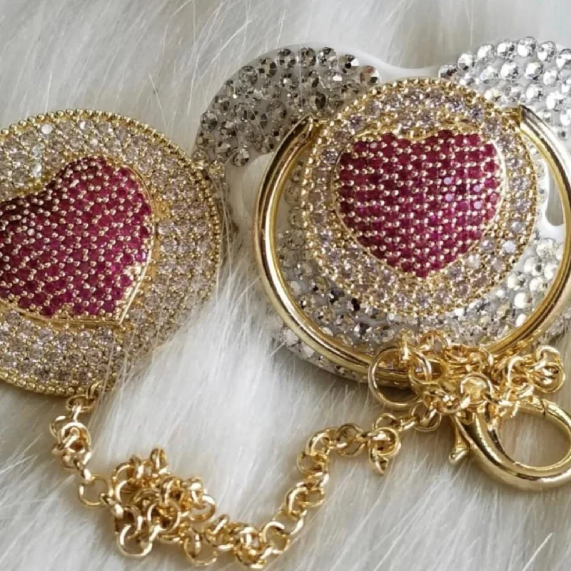 Exclusive Access Heart Bling Pacifier