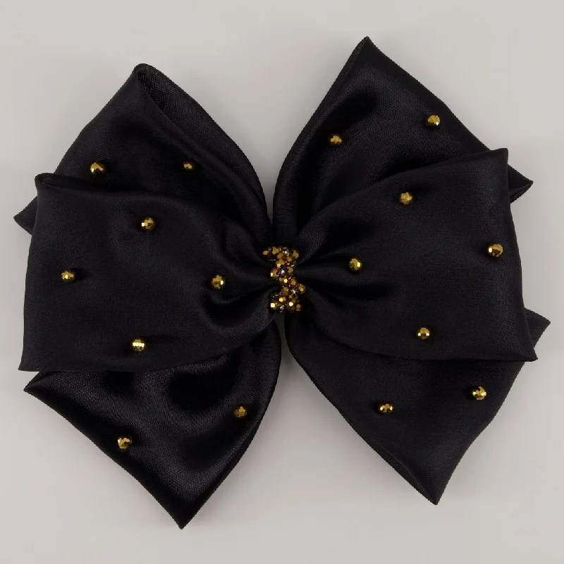 Steals and Deals Black Chiffon Clip