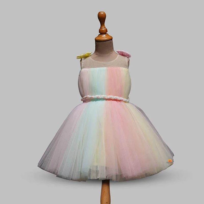 Special Savings Multi Designer Girls Party Wear Frock