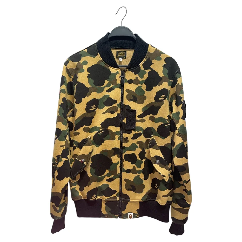 Price Blitz BAPE/Flight Jkt/M/Cotton/GRN/Camouflage/bape shark ma-1 bobmer