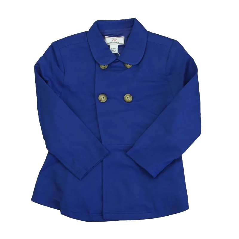 Fantastic Offers Classic Prep Girls Bright Navy Jacket Size: 2-5T