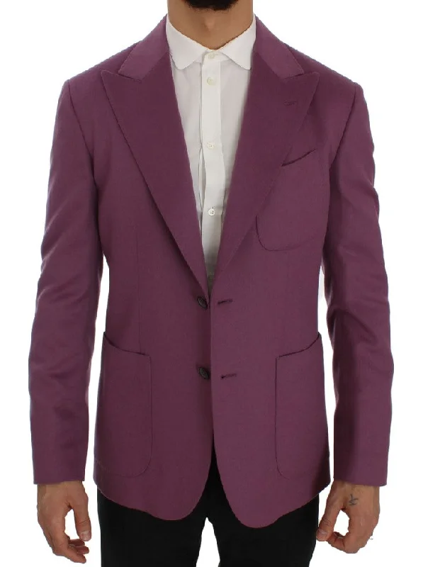 Sale Event Dolce & Gabbana Elegant  Cashmere-Silk Blend Men's Blazer