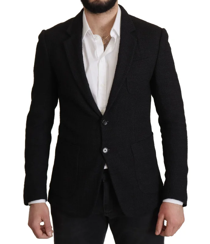 One-DAY Sale Dolce & Gabbana Elegant Single Breasted Wool Men's Blazer