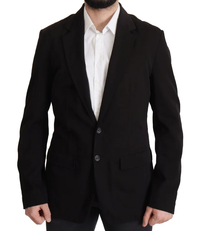 Value Deals Dolce & Gabbana Elegant Virgin Wool Single Breasted Men's Jacket
