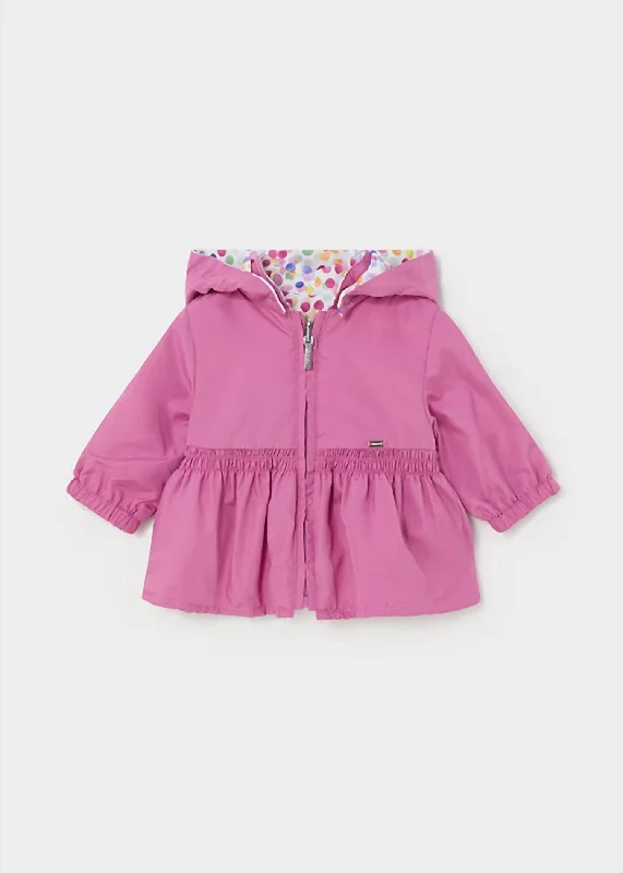 Online Specials Girls Reversible Windbreaker In Juicy Pink
