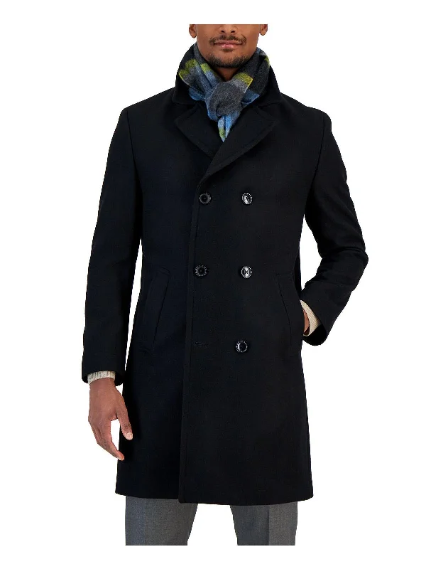 Clearance Items Mens Classic fit Double Breasted Pea Coat