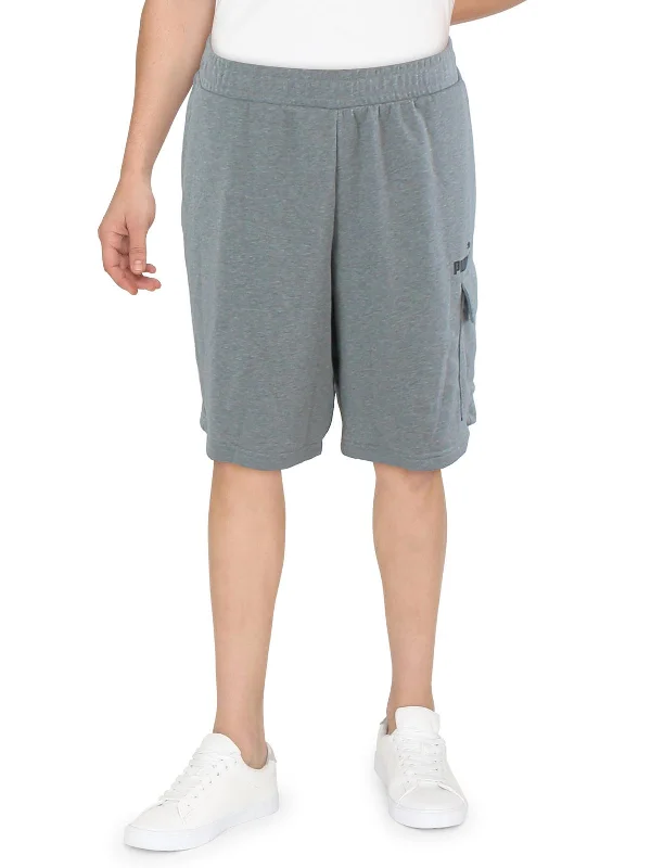 Best Bargains Mens Fleece F Casual Shorts