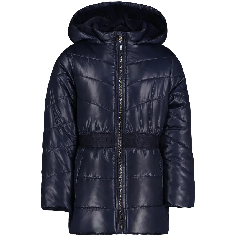 YEAR-End Sale Nautica Little Girls' Cinch Waist Puffer Coat (4-6X)