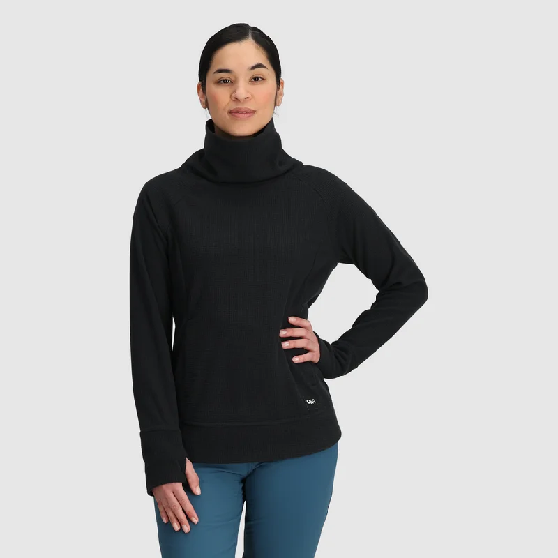 Deal of the Day Women's Trail Mix Fleece Cowl Pullover - Black