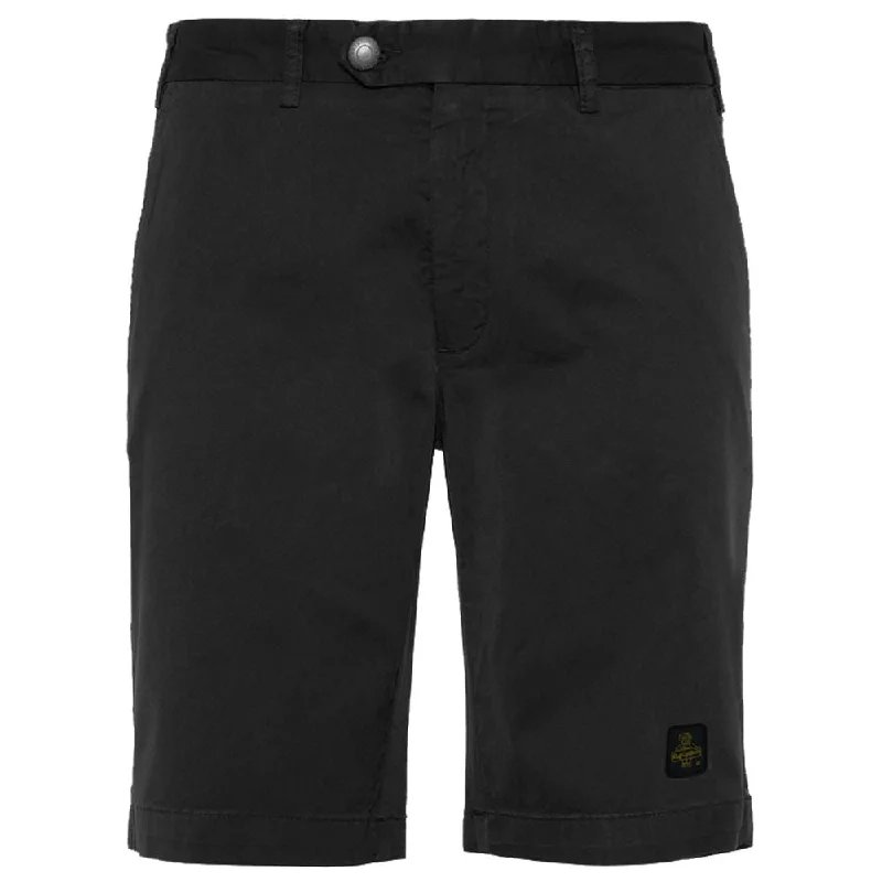 Overstock Refrigiwear Elegant  Bermuda Shorts with Logo Men's Patch