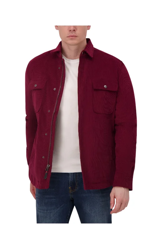 Best Bargains Robert Graham Men's Corduroy Shirt Jacket