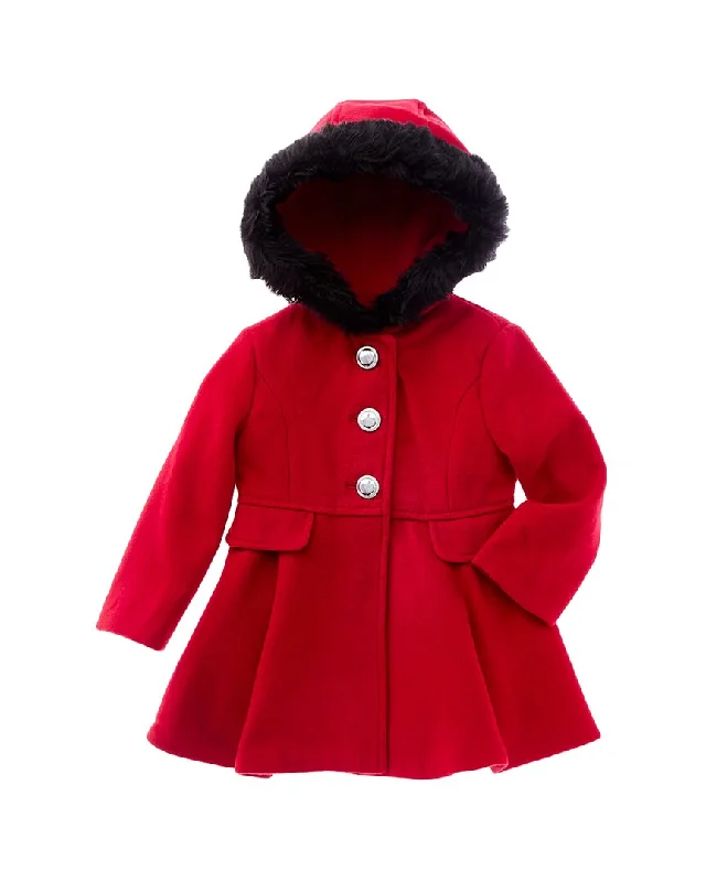Reduced Prices Rothschild Kids Single-Breasted Hooded Coat