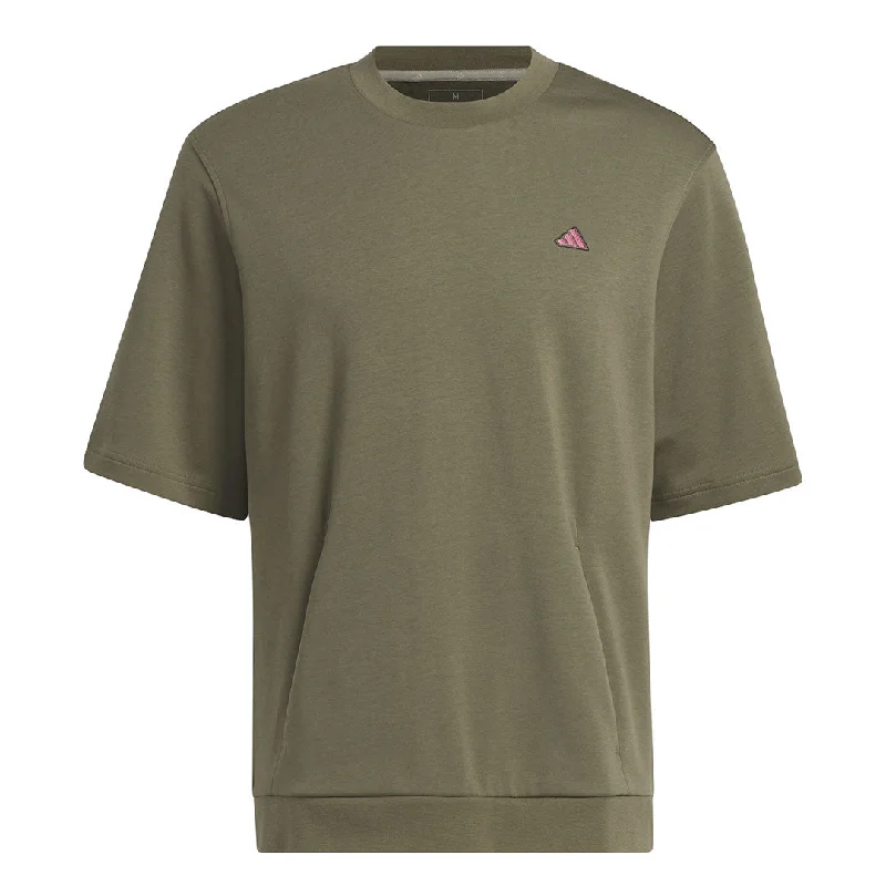 Can't Be Beat adidas - Men's Go-To Crew Golf Short Sleeve Sweatshirt (HS7597)