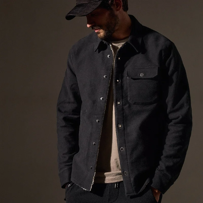 Extra Discounts Cotton Moleskin Shirt Jacket - Magma
