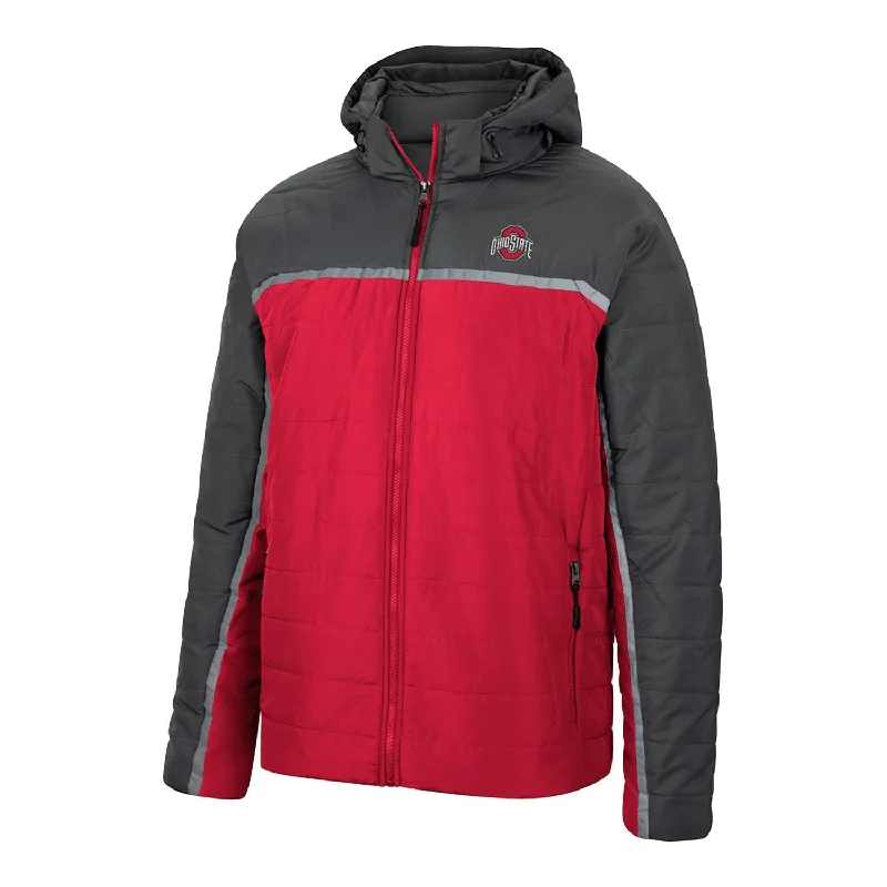 Price Cut Ohio State Buckeyes Full Zip Puffer Jacket