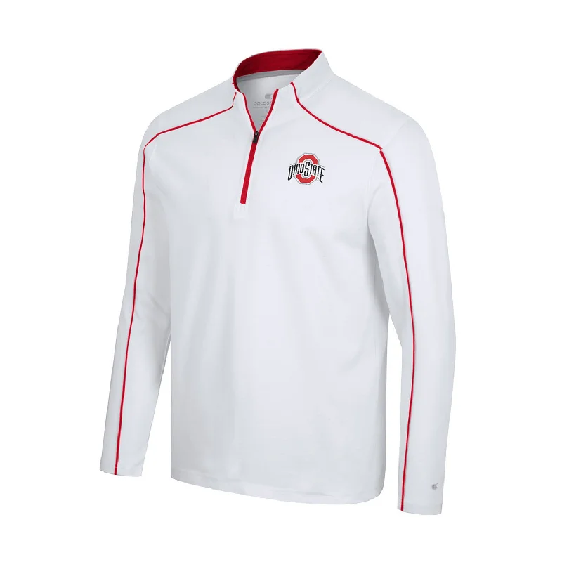 Major Savings Ohio State Buckeyes Take Your Time Windshirt 1/4 Zip Jacket