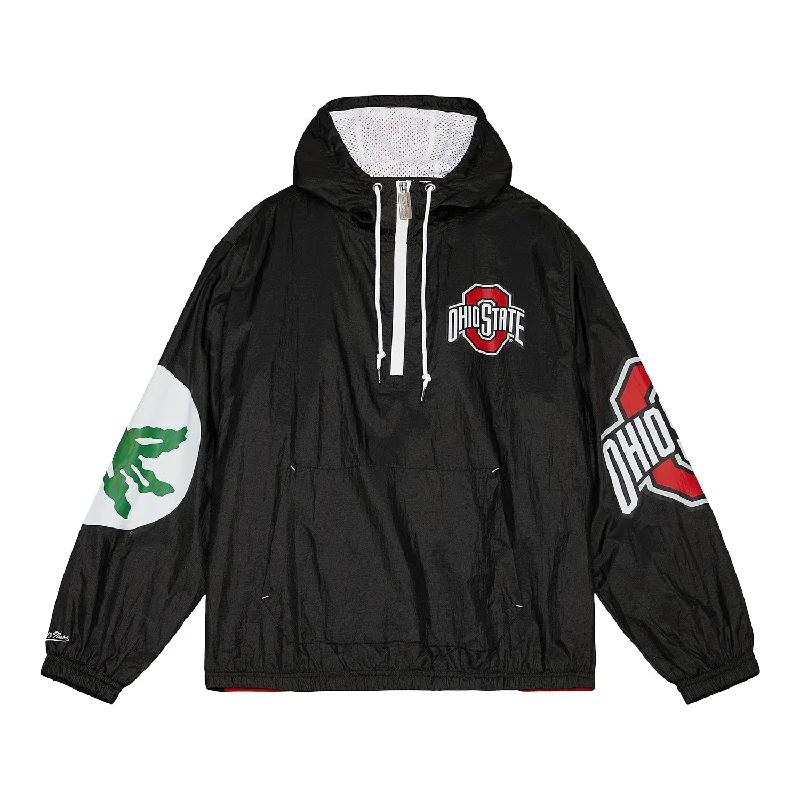 Online Specials Ohio State Buckeyes Team OG Windbreaker Black Jacket