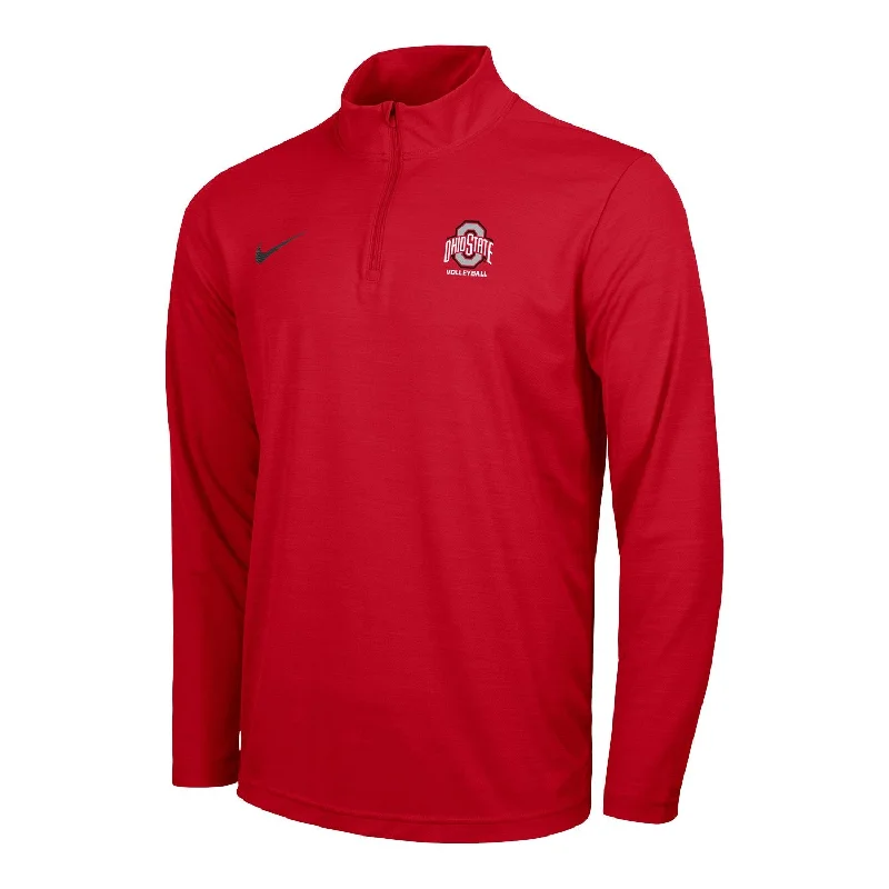 Deal Dash Ohio State Buckeyes Nike Volleyball 1/4 Zip Jacket