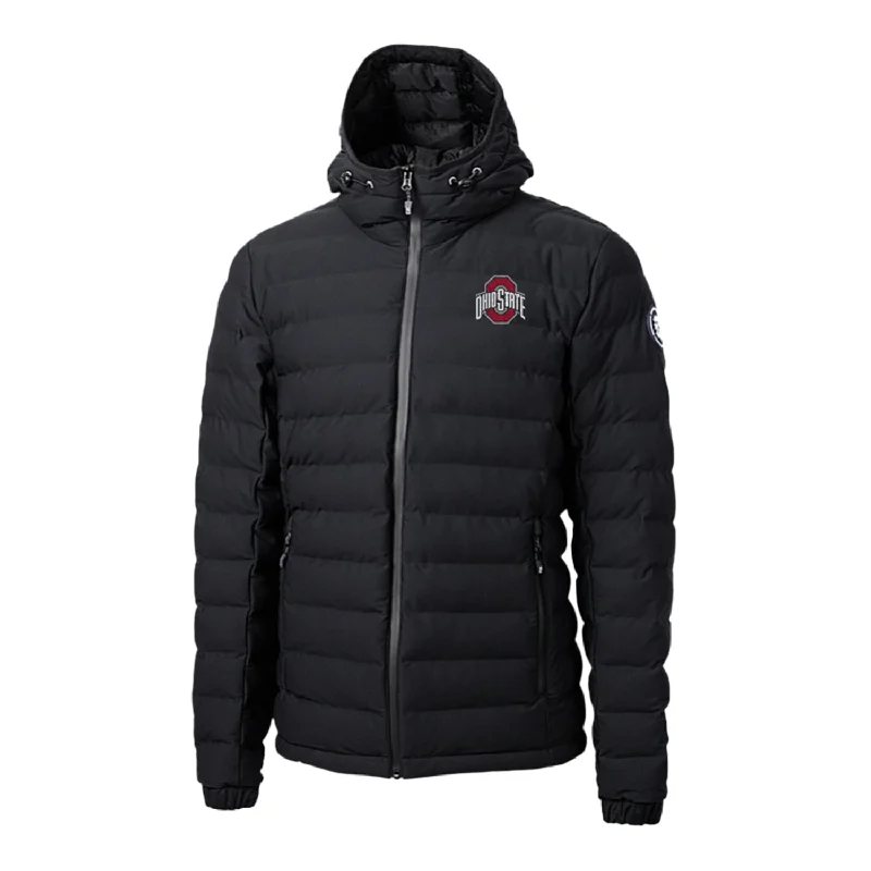 Incredible Offers Ohio State Buckeyes Cutter & Buck Mission Ridge Repreve Black Puffer Jacket Incredible Offers Ohio State Buckeyes Cutter & Buck Mission Ridge Repreve Black Puffer Jacket