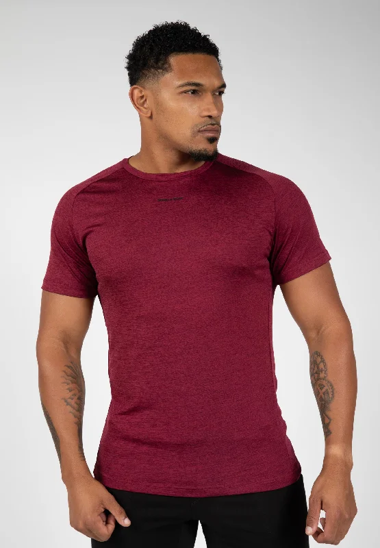 Massive Deals Taos T-shirt - Burgundy Red