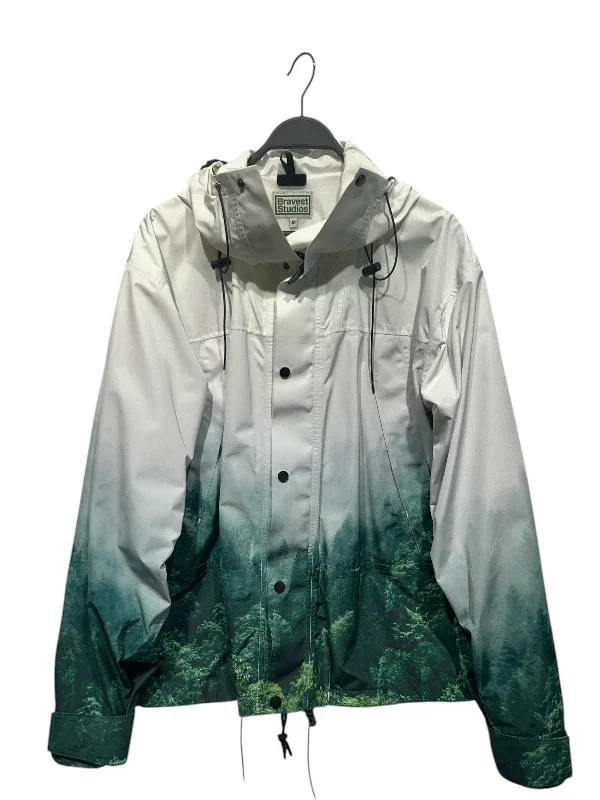 Limited Quantity Bravest Studio/Windbreaker/M/Nylon/GRN/All Over Print/Forest Parka