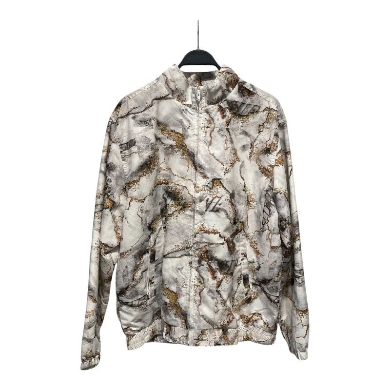 Seasonal Clearance Supreme/Windbreaker/XL/Nylon/WHT/All Over Print/Marble Track Jacket