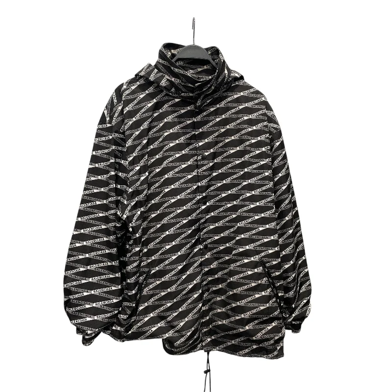 Savings Galore BALENCIAGA/Windbreaker/54/Nylon/BLK/Monogram/Monogram Windbreaker