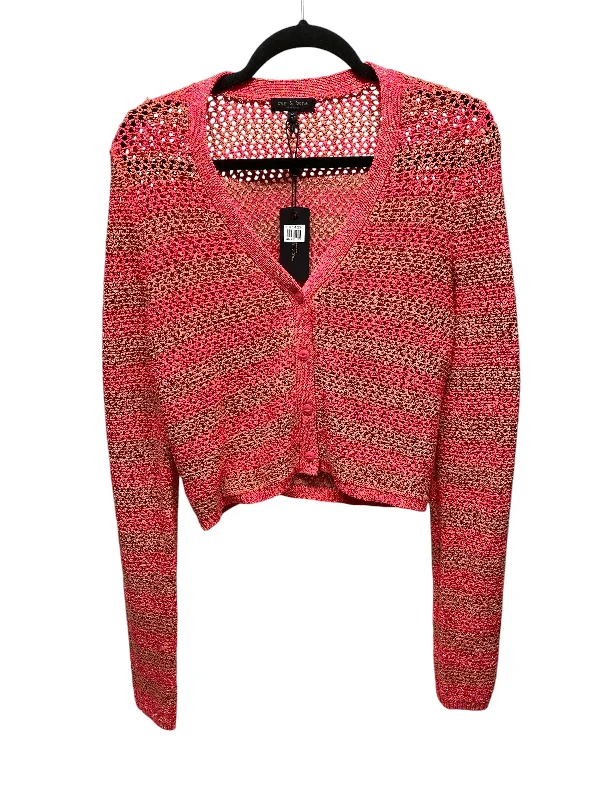 Act Now Cardigan Designer By Rag And Bone In Striped Pattern, Size: M