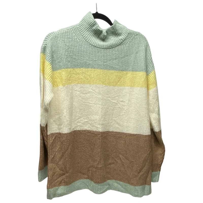 Midnight Sale Sweater By Ann Taylor In Brown & Green, Size: S