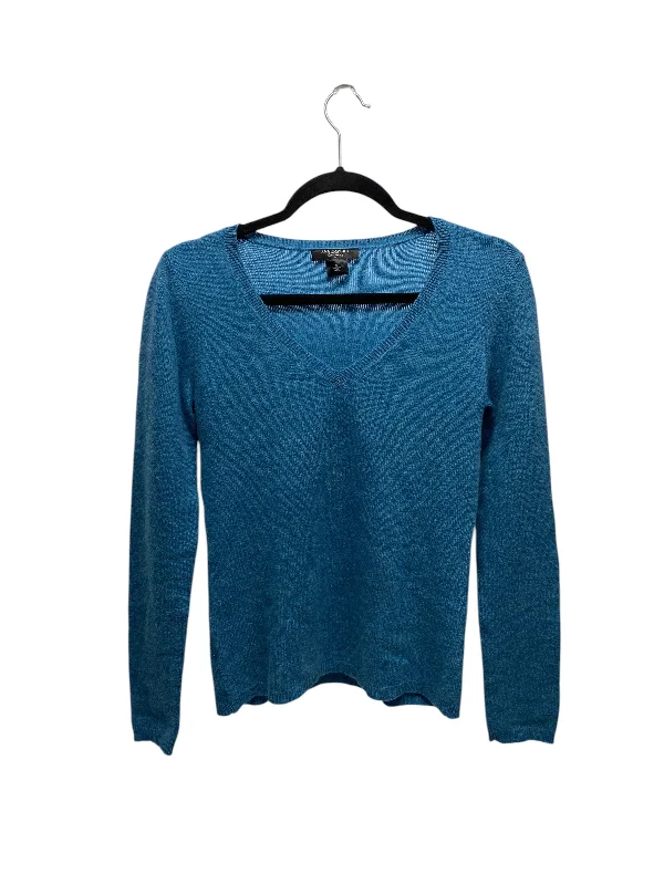 Deal of the Day Sweater Cashmere By Ann Taylor In Blue, Size: S