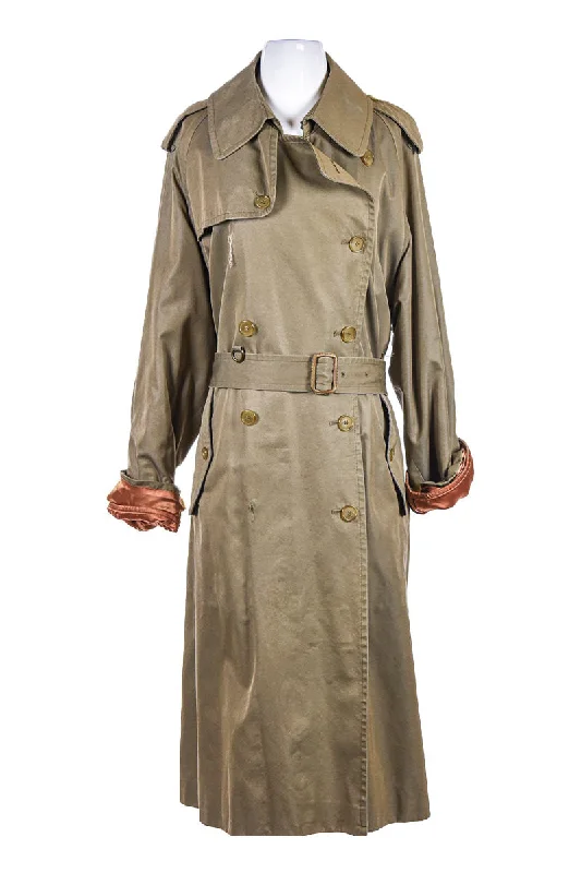 Super Bargain Vintage 1980's The Clothier Trench Coat